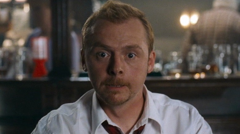 Simon Pegg confused