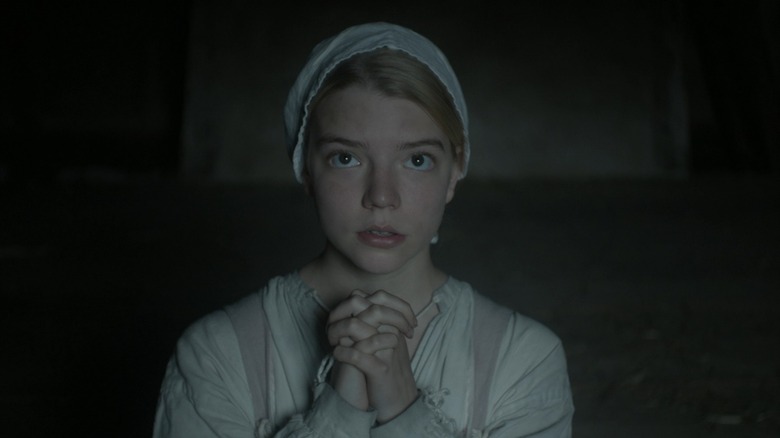 Anya Taylor-Joy praying