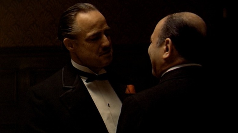 Don Corleone talks to Bonasera