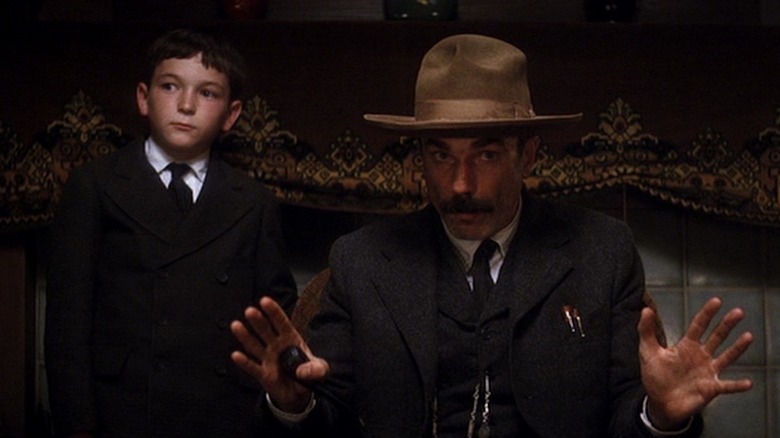 Daniel Plainview with son