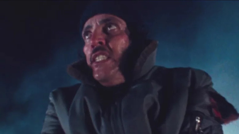 Joe Spinell grimaces