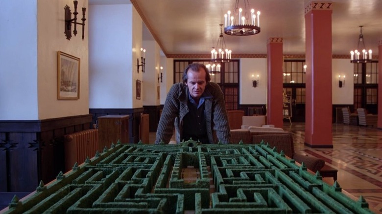 Jack Nicholson looks at maze