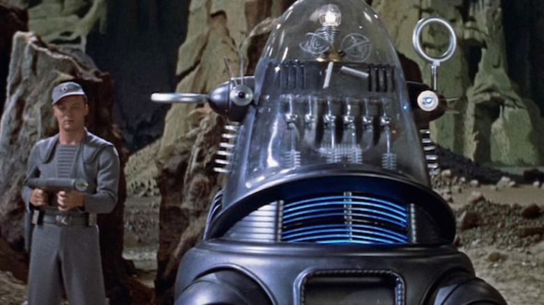 Robby the Robot and astronaut