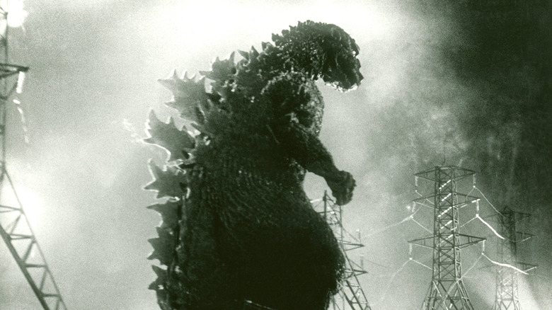 Godzilla (or Gojira) on the rampage