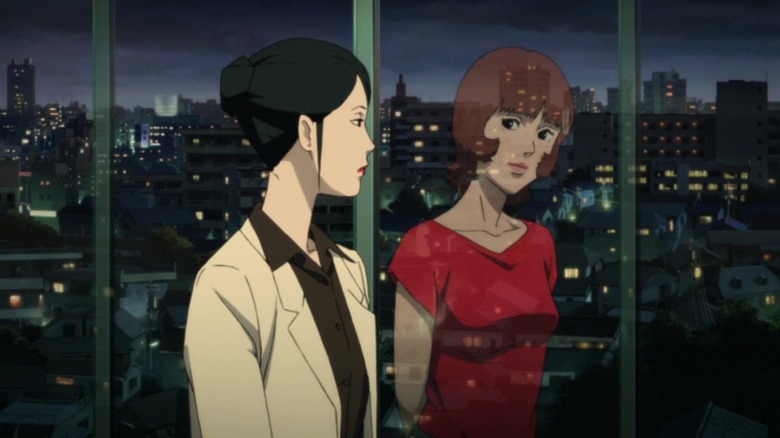 Dr. Atsuko Chiba sees Paprika in her reflection