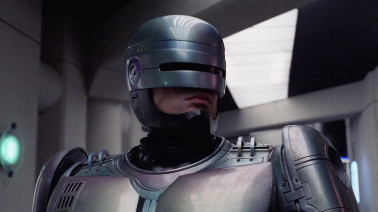 Peter Weller as RoboCop in RoboCop