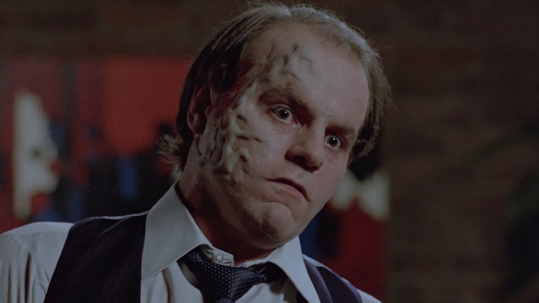 Michael Ironside as Darryl Revok in the final psychic battle of Scanners