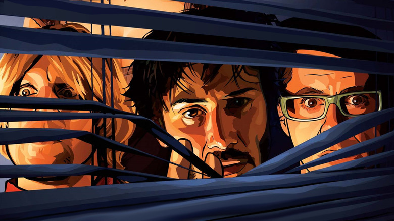 Harrelson, Reeves, and Downey in A Scanner Darkly