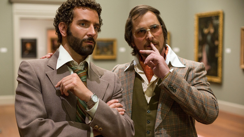 Bradley Cooper and Christian Bale in American Hustle