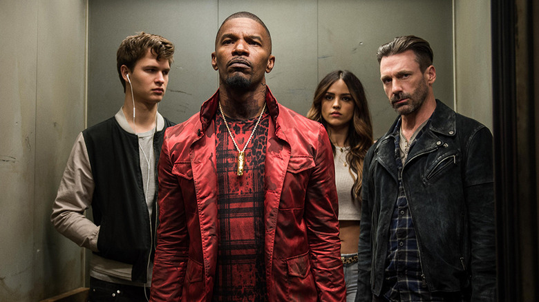 Elevator ride in Baby Driver