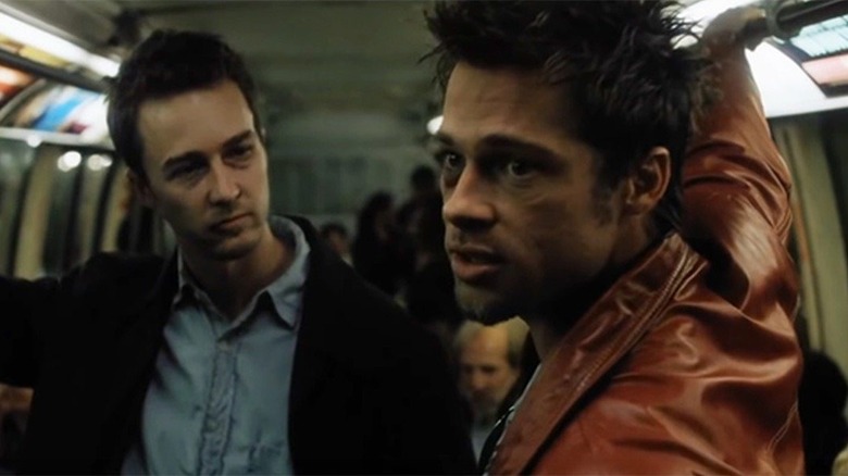 Ed Norton and Brad Pitt in Fight Club