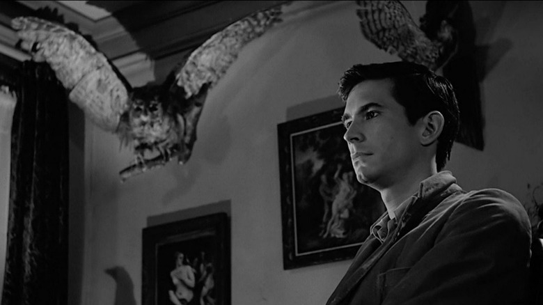 Norman Bates with birds