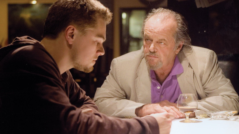 Leonardo DiCaprio and Jack Nicholson in The Departed