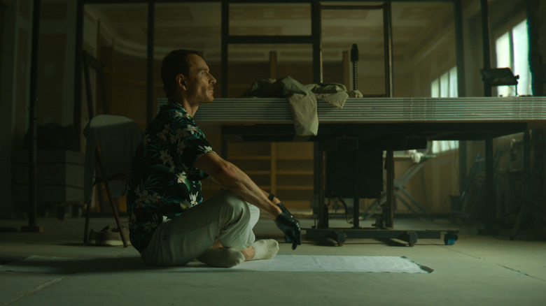 Michael Fassbender meditates in silence