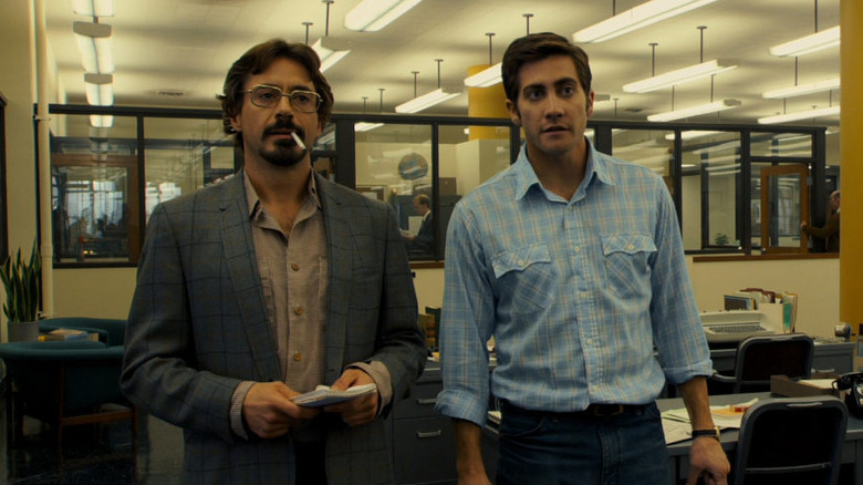 Robert Downey, Jr. and Jake Gyllenhaal in Zodiac