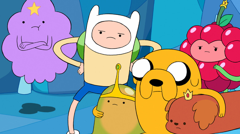 Finn and Jake defend princesses