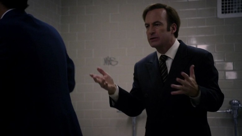 Jimmy McGill gesturing exasperatedly