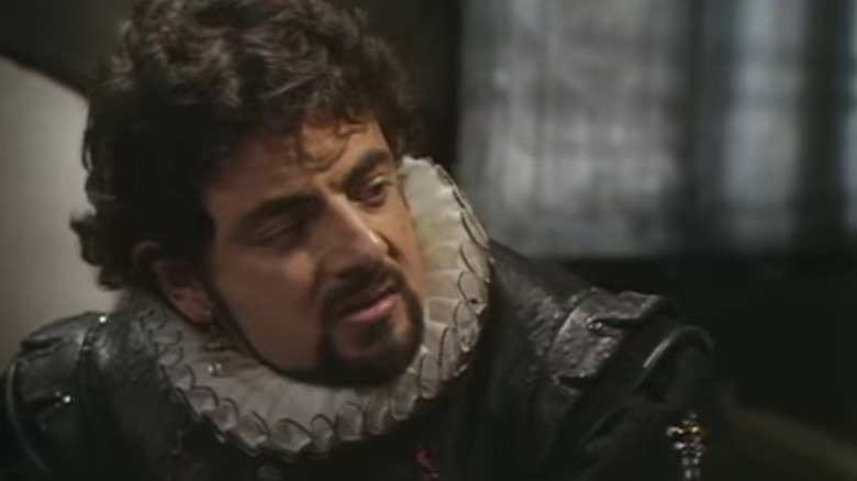 Edmund Blackadder wearing ruff