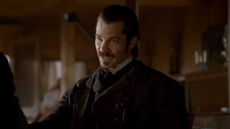 Seth Bullock shaking hands