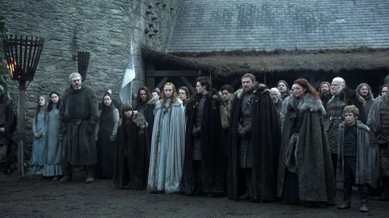 Starks assembled in Winterfell