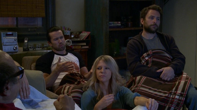 The Always Sunny gang in thought