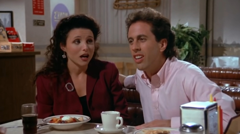 Jerry and Elaine in diner