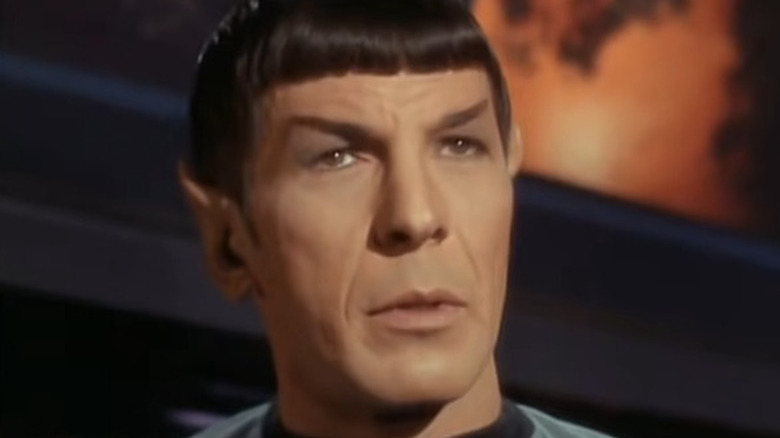 Spock looking concerned