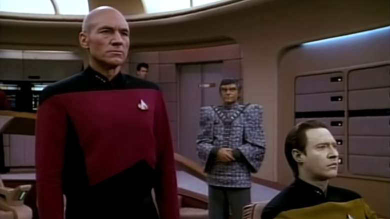 Picard and Data frowning