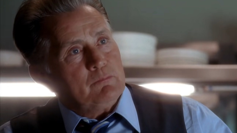 President Jed Bartlet listening attentively