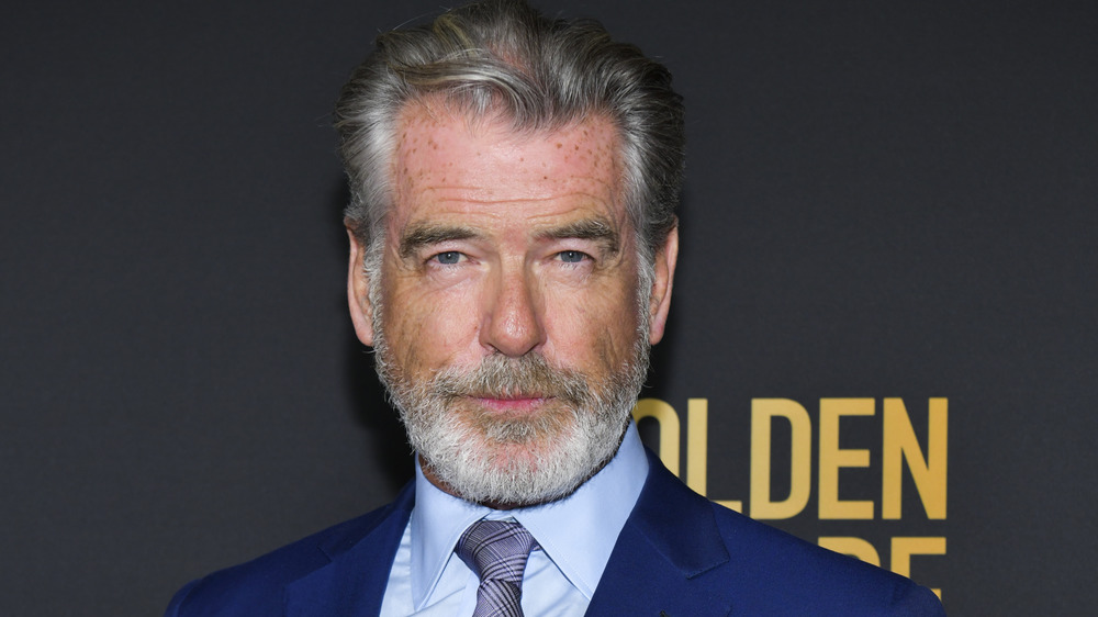 Pierce Brosnan at the Golden Globes