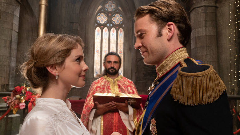 Ben Lamb Rose McIver Christmas Prince wedding