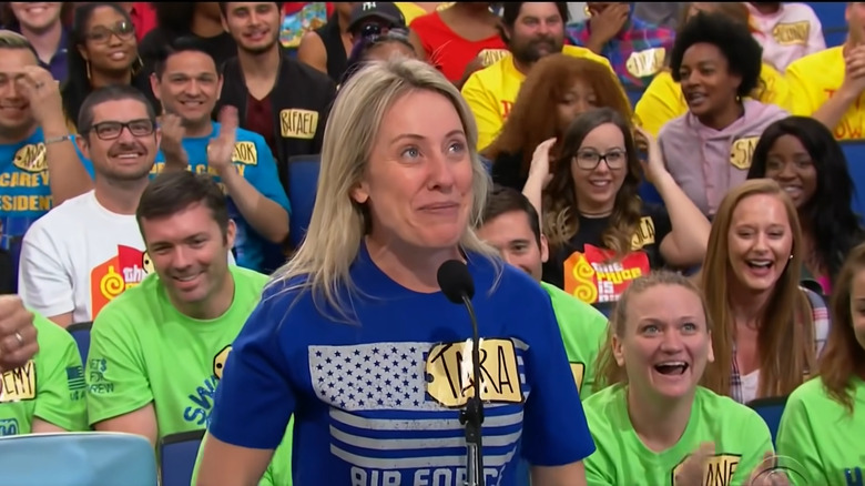 Tara Armstrong playing The Price is Right