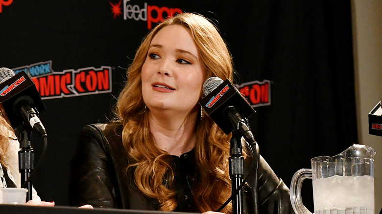 Maas giving Comic Con interview