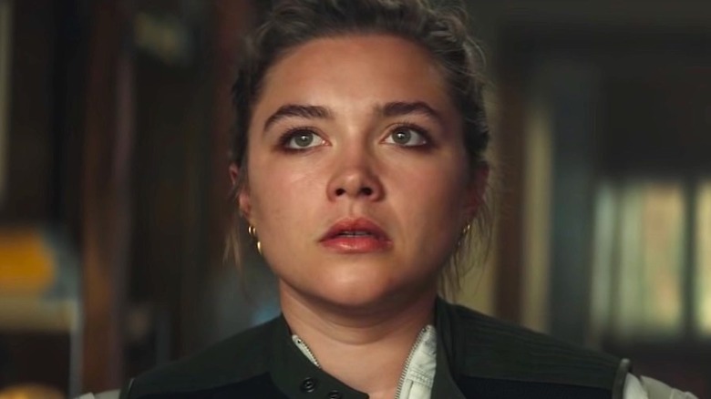 Florence Pugh playing Yelena Belova