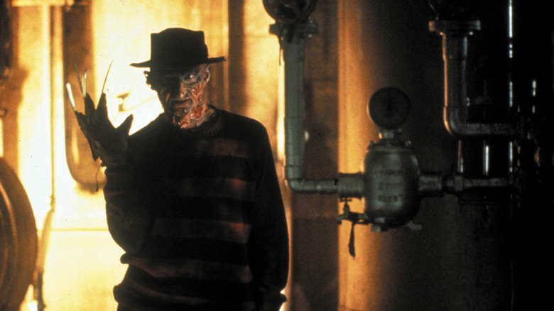 Freddy Krueger grins evilly