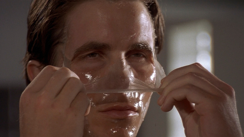 Patrick Bateman doing chemical peel