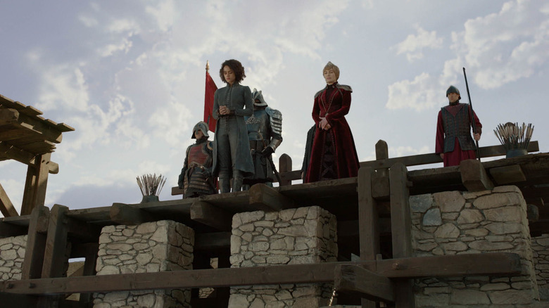 Missandei, Gregor Clegane, and Cersei Lannister