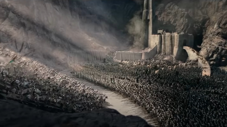 The fortress of Helm's Deep