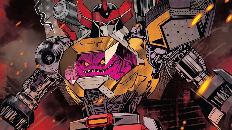 Krang inside a Megazord