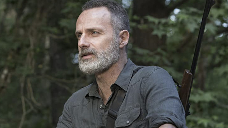 Rick Grimes looking pensive