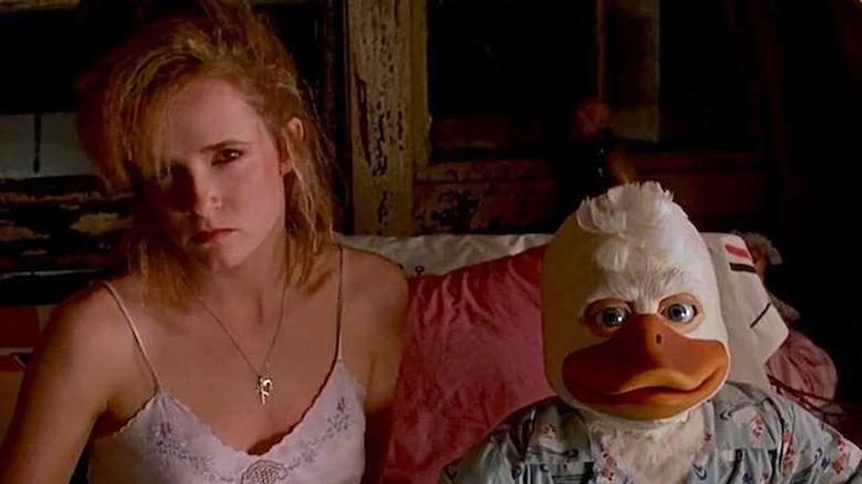 Howard the Duck and Beverly sitting