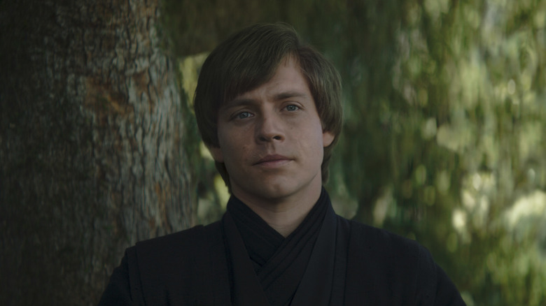 Luke Skywalker looking ahead