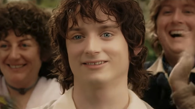 Frodo smiling at party