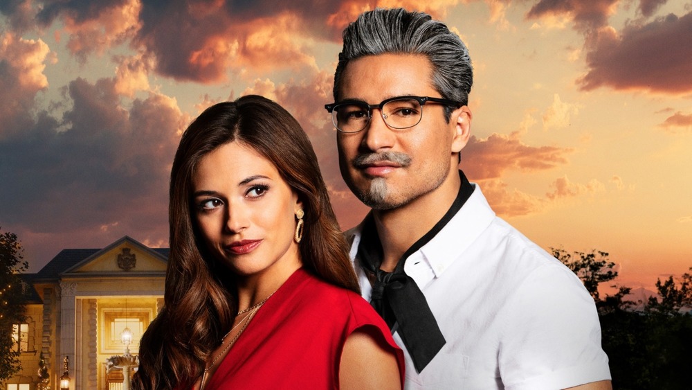 Justene Alpert and Mario Lopez as Colonel Sanders in Recipe for Seduction