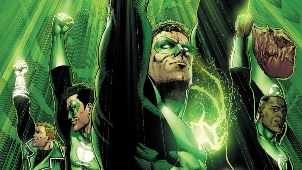 Several Green Lanterns in the comics