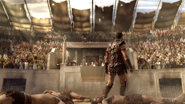 Spartacus in the arena