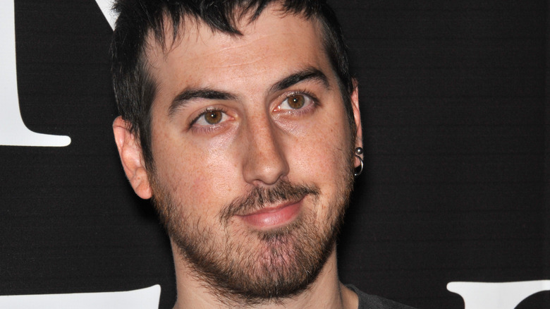 Ti West smiling at the premiere of Hatchet