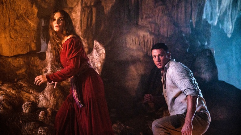 Sandra Bullock and Channing Tatum in "The Lost City"