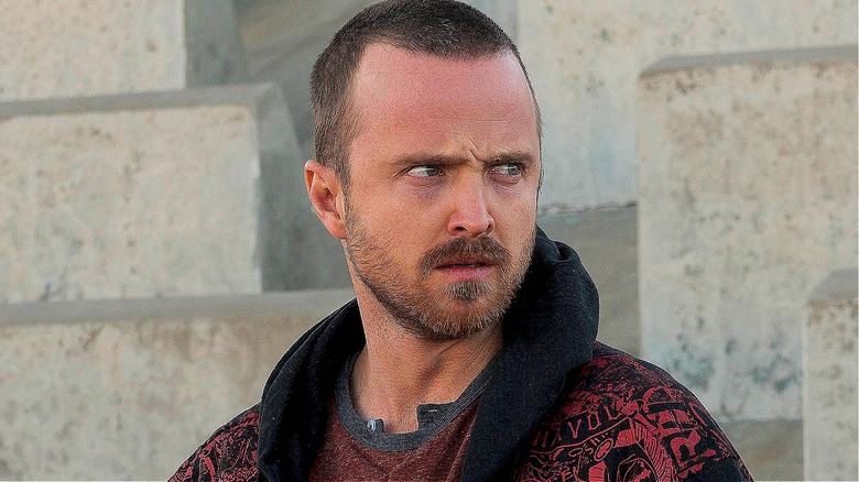 Aaron Paul wearing a jacket