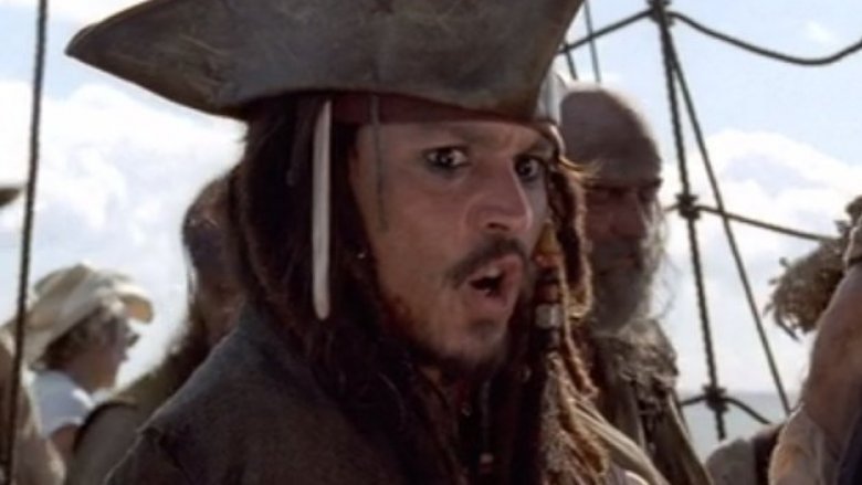 Johnny Depp in Pirates of the Caribbean